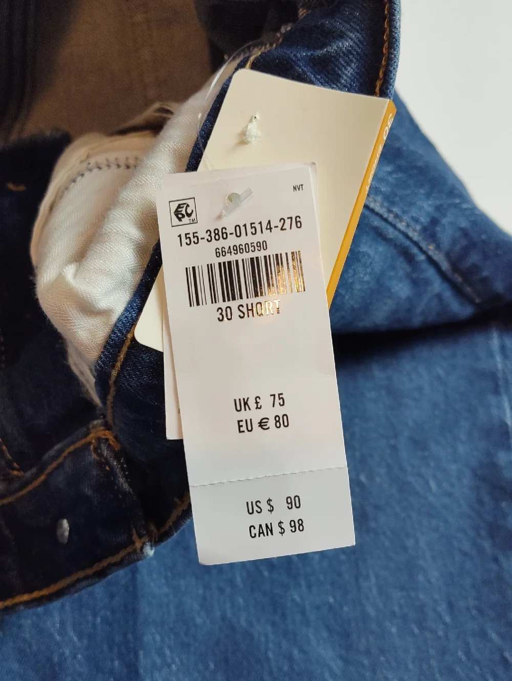 Ambercrombie & Fitch Women's Denim Blue Jeans Mid-rise 90 Straight Size 30 Short - Picture 8 of 8